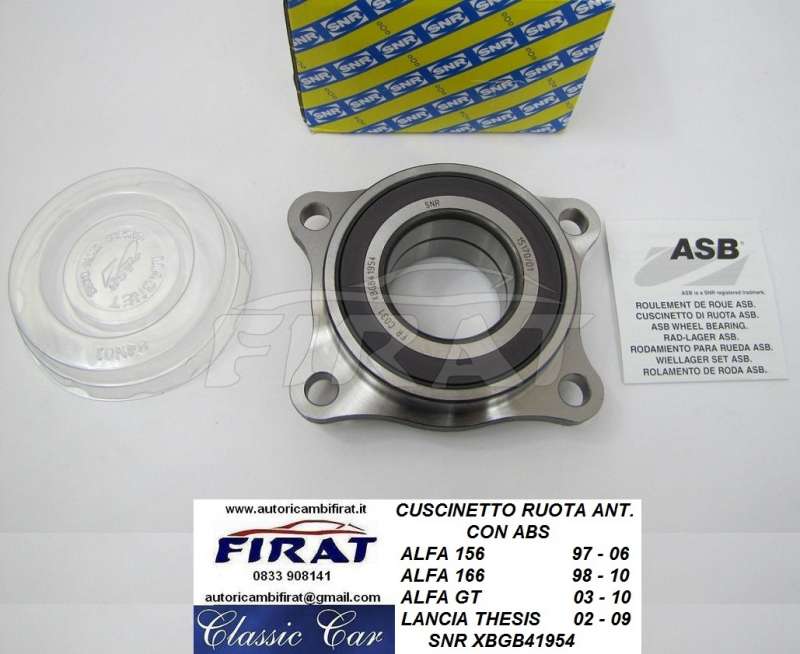 CUSCINETTO RUOTA ALFA 156 166 GT THESIS CON ABS ANT.